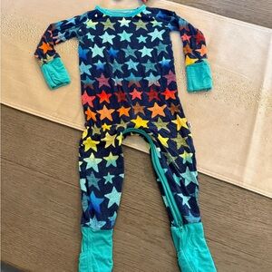 Little Sleepies Colorful Star Kids One Piece